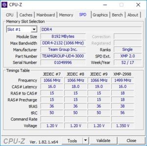 Team Group T-Force Night Hawk RGB DDR4-3000