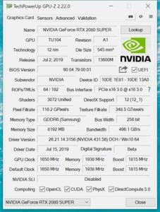 NVIDIA GeForce RTX 2080 Super Founders Edition