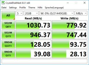 Synology HAT5300 8 TB Benchmarks RS820RP+