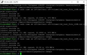Synology HAT5300 8 TB Benchmarks RS820RP+