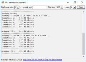 Synology HAT5300 8 TB Benchmarks RS820RP+