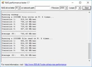Synology HAT5300 8 TB Benchmarks RS820RP+