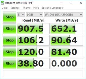 Synology HAT5300 8 TB Benchmarks RS820RP+