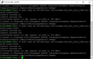 Synology HAT5300 8 TB Benchmarks RS820RP+