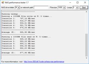Synology HAT5300 8 TB Benchmarks RS820RP+