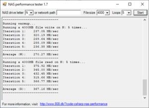 Synology HAT5300 8 TB Benchmarks RS820RP+