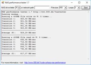 Synology HAT5300 8 TB Benchmarks RS820RP+