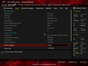 ASUS Alder Lake Non-K-Overclocking