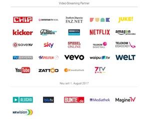 Deutsche Telekom StreamOn Partner für Video