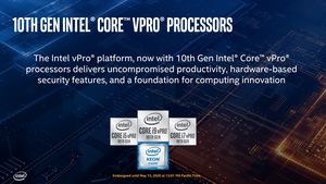 Intel Comet Lake vPro Briefing