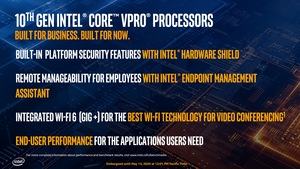 Intel Comet Lake vPro Briefing