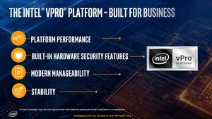 Intel Comet Lake vPro Briefing