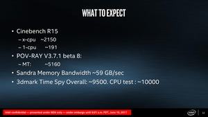 Intel Core-X-Familie Pressdeck