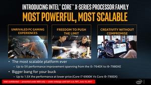Intel Core-X-Familie Pressdeck