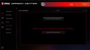 Die Software des MSI Stealth 15M
