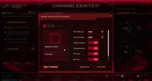 Die Software des ASUS ROG Zephyrus GX501