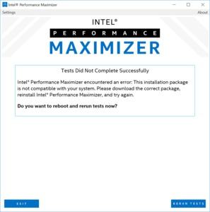 Intel Performance Maximizer