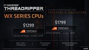 AMD Pressedeck zur Ankündigung der 2. Generation der Ryzen-Threadripper-Prozessoren