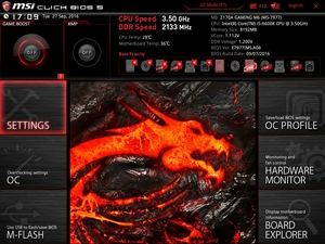 Der Advanced-Mode beim MSI Z170A Gaming M6.
