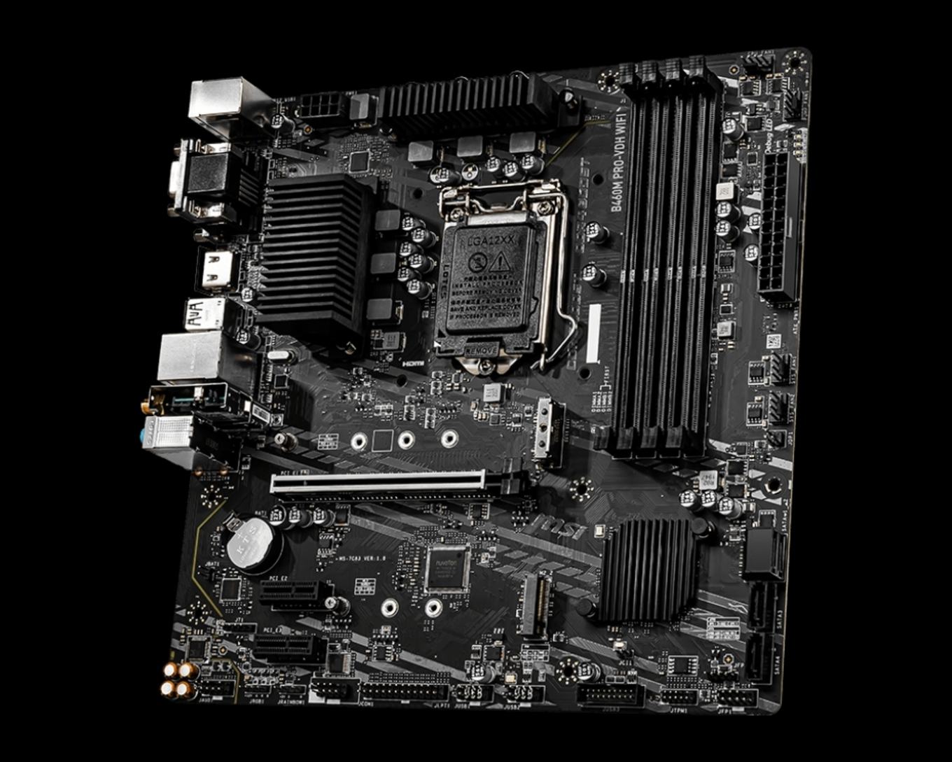 Плата asrock b460m pro4