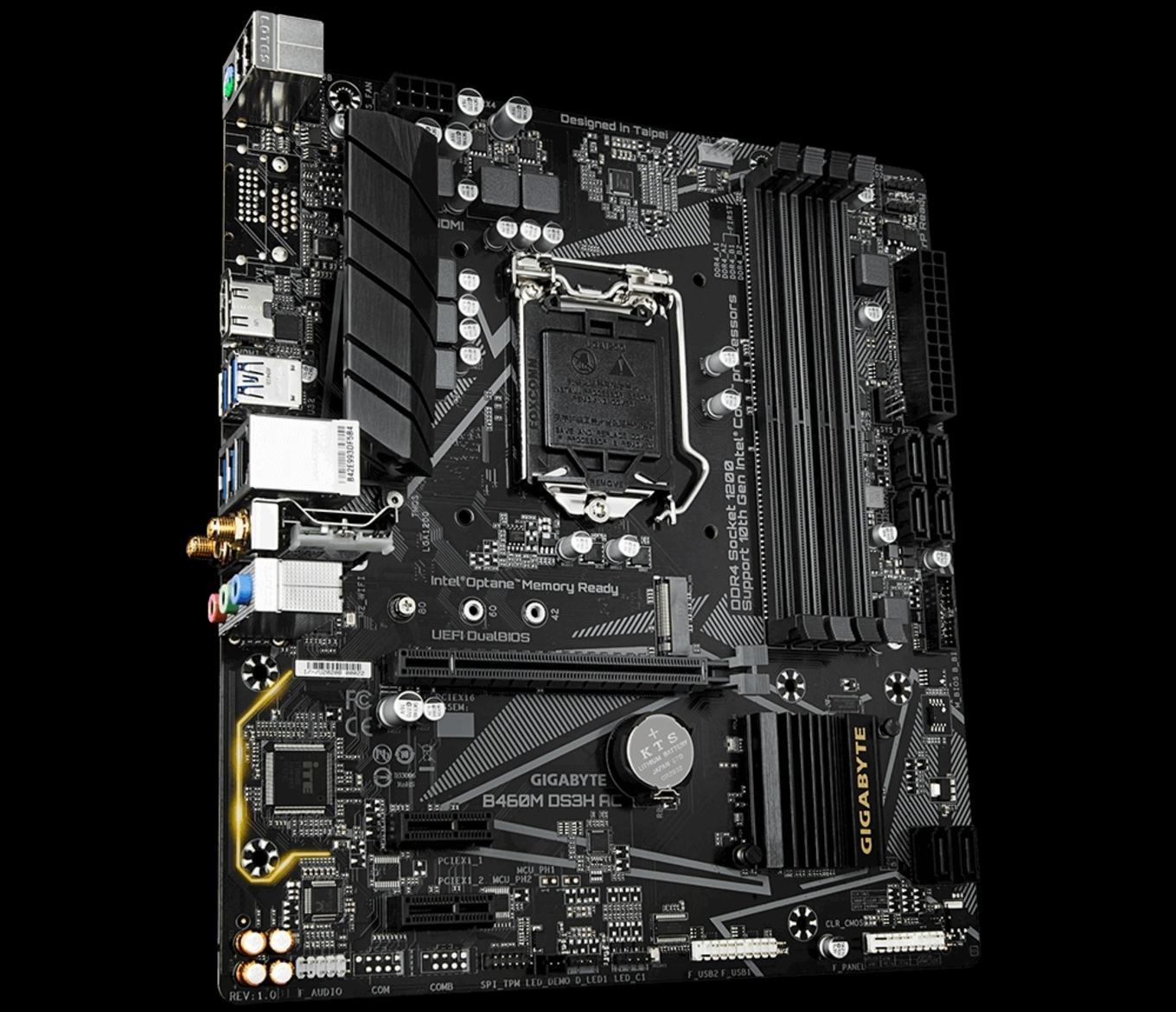 Материнская плата gigabyte b660m ds3h ddr4. B460m ds3h. Gigabyte b460m ds3h. Gigabyte b460m ds3h разъемы. Gigabyte b450m ds3h v2.