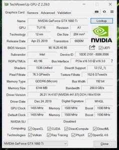 GPUz und CPUz XMG Fusion 15