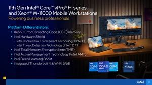 Intel Tiger Lake-H Präsentation