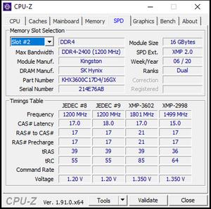 CPU-Z: SPD-Info