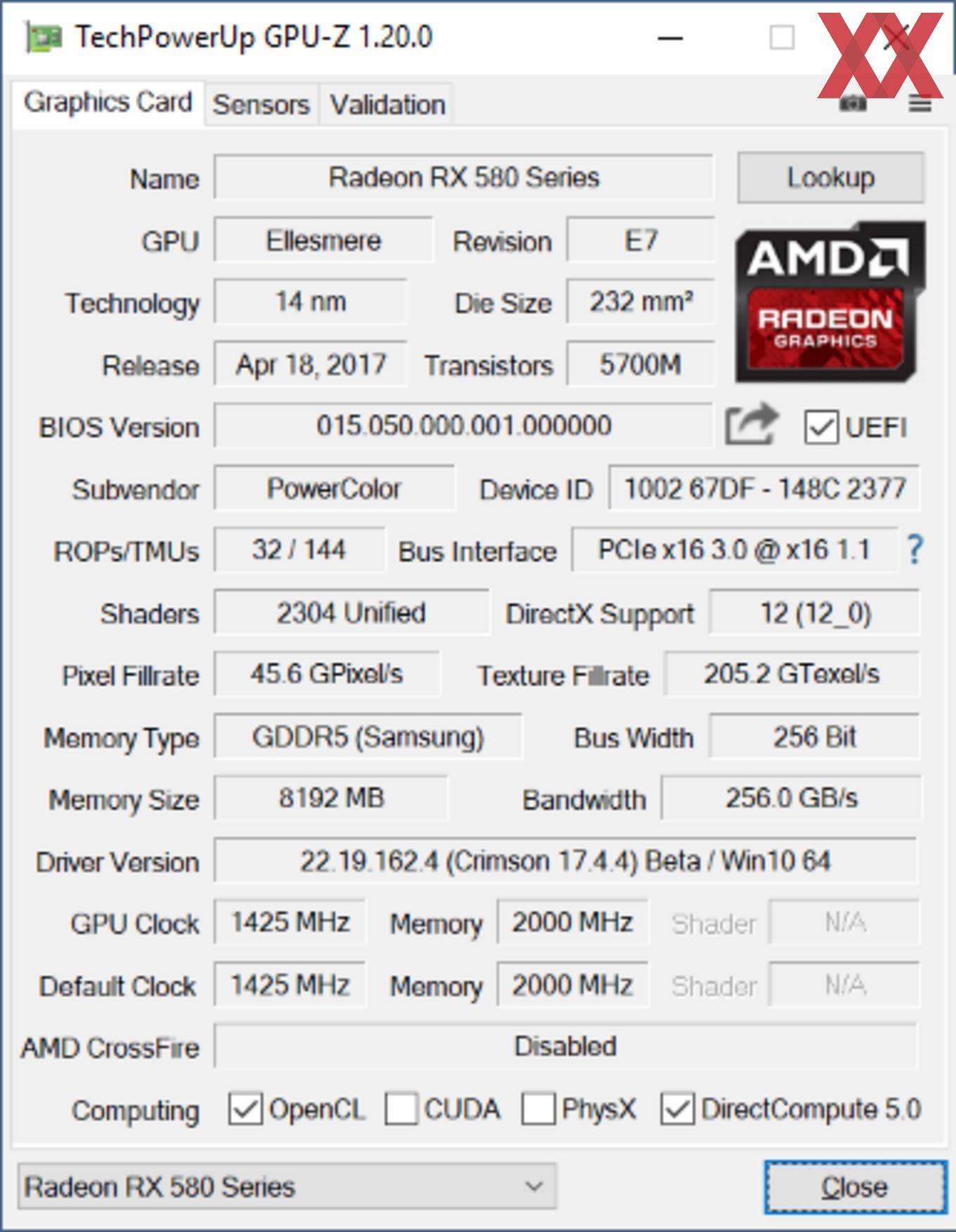 PowerColor Radeon RX 580 Red Devil Golden Sample im Test Hardwareluxx