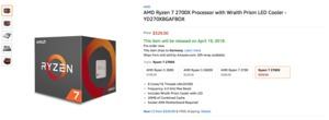 Amazon nennt Preise der neuen Ryzen-Prozessoren