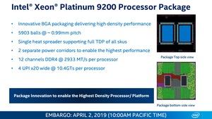 Intel Xeon Scalable 9200 Serie