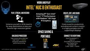 Präsentation zu den 8th Gen Core Prozessoren mit Radeon RX Vega M Graphics