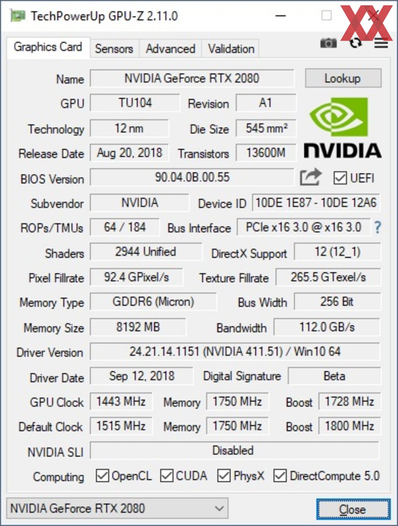 Rtx 2080 gpu cheap z