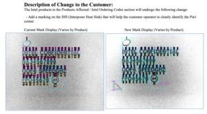 Intel Product Change Notification Q12017