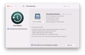 Synology NAS Apple Backup-Strategie
