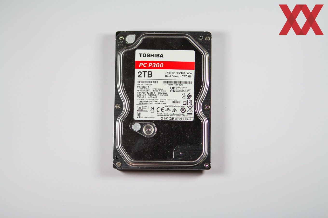 Eine weitere SMR-Festplatte mit 7.200 rpm: Toshiba P300 HDWD320 im Test ...