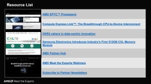 AMD Samsung DDR5 CXL Briefing