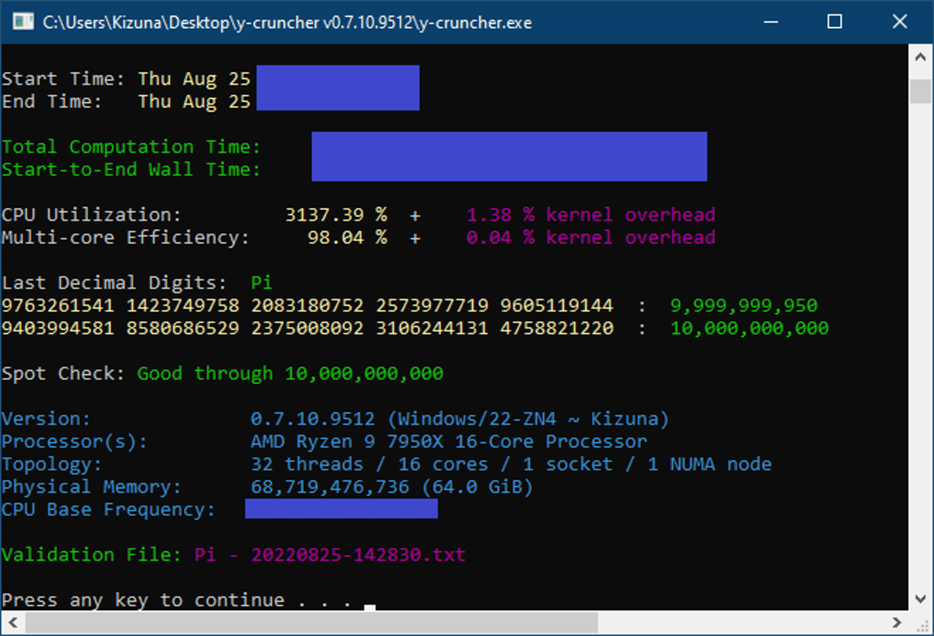 YCruncher bereits mit Ryzen 9 7950X und AVX512 Hardwareluxx
