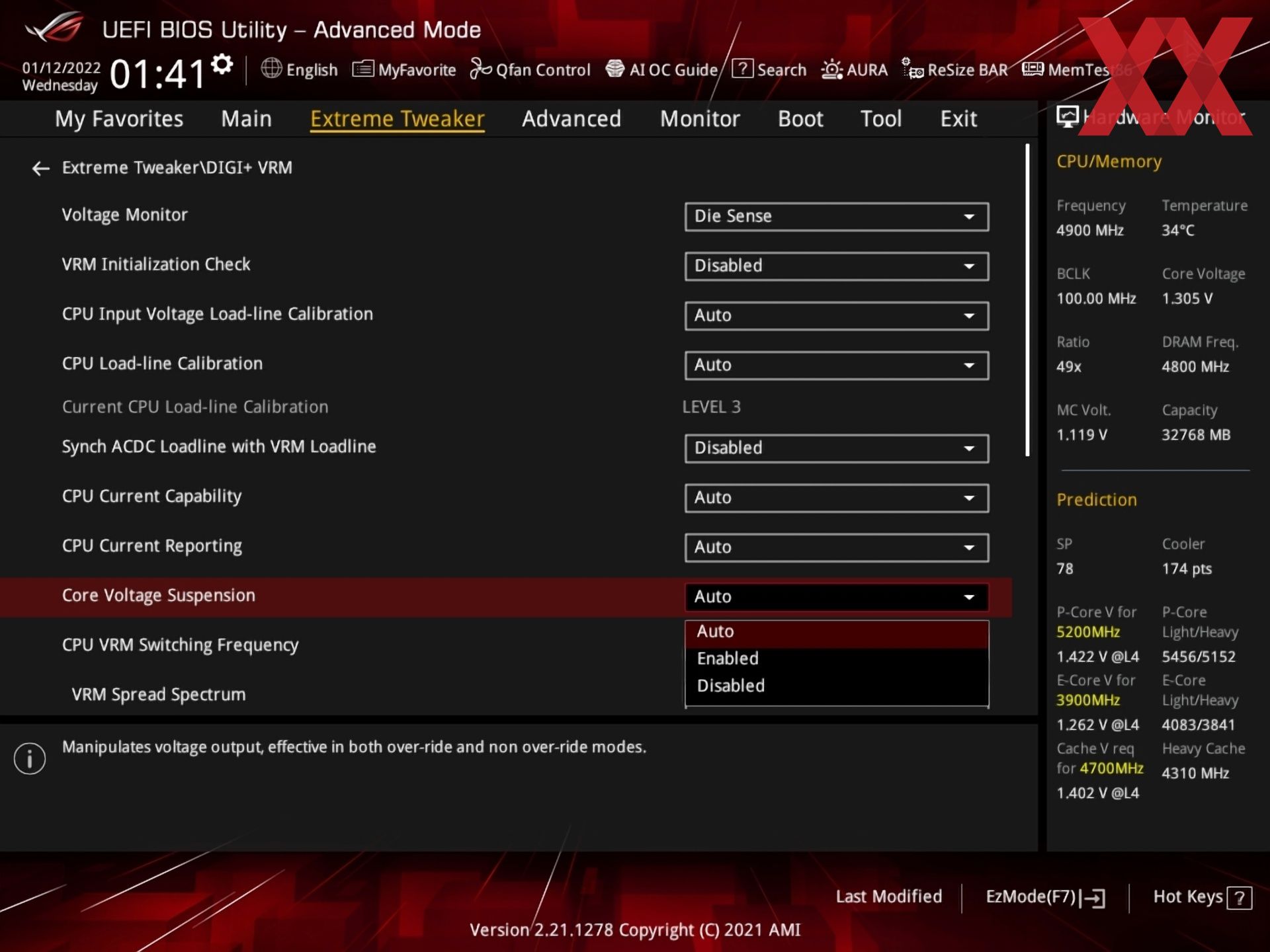 Cpu frequency. ASUS ROG Maximus XIII Hero биос. ASUS ROG BIOS. CPU VRM Switching Frequency что это. CPU load line Calibration ASUS график.