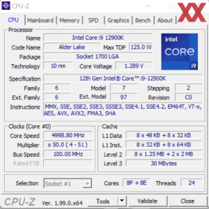 GPUz und CPUz des Corsair One i300