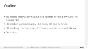 Intel VLSI 2022 GAA-Entwicklung