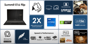 MSIology: MSI Summit E14 und E16 Flip