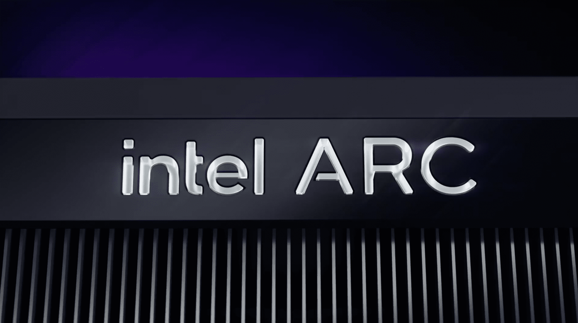 Intel Arc Alchemist Desktopkarte Rendering