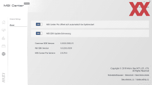 Die Software des MSI Creator Z16P