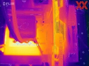 Wärmebild des VRM-Bereichs beim NZXT N7 Z690