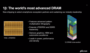 Micron 1-beta DRAM