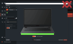 Die Software des MSI Raider GE67 HX 12UHS