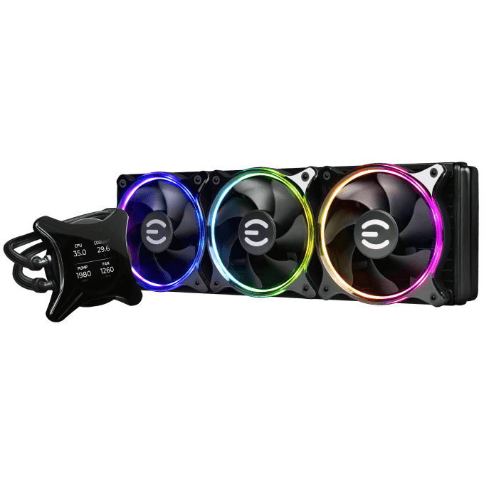 EVGA CLX новые СВО с дисплеем