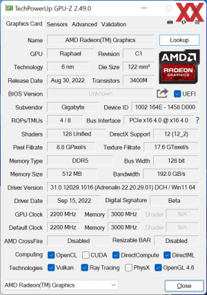 AMD Ryzen 9 7950X iGPU