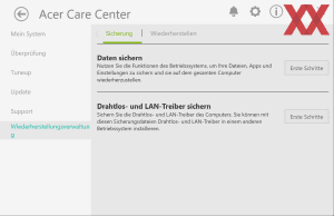 Die Software des Acer Swift Go 14